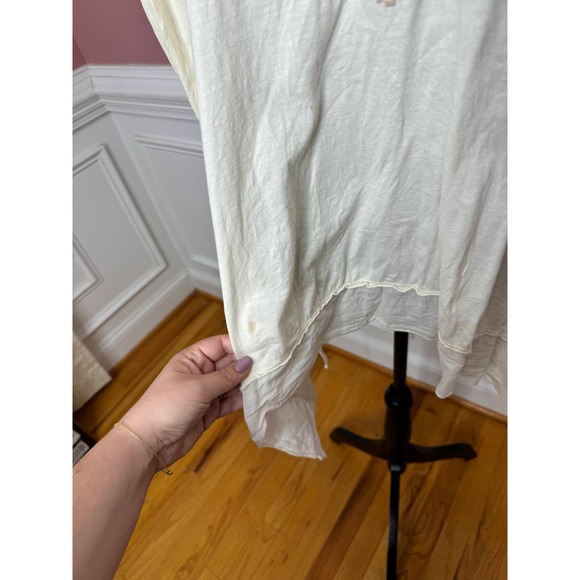 Johnny Was Embroidered Cotton Tunic Top Medium Pullover Embroidered 3/4 Sleeve - Picture 8 of 10